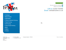Tablet Screenshot of frizbee.co.uk